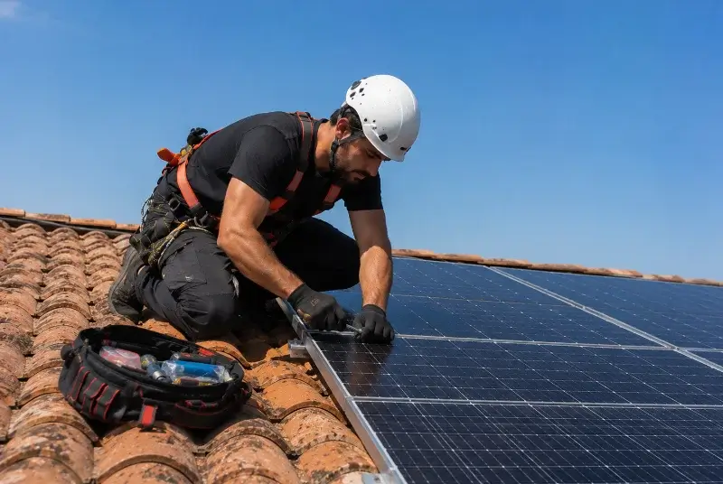 Maintenance et monitoring de panneaux solaires à Captieux